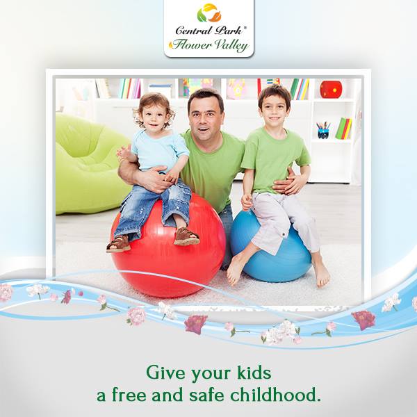 Safe Childhood as you wish for your Kids at Central Park Flower Valley